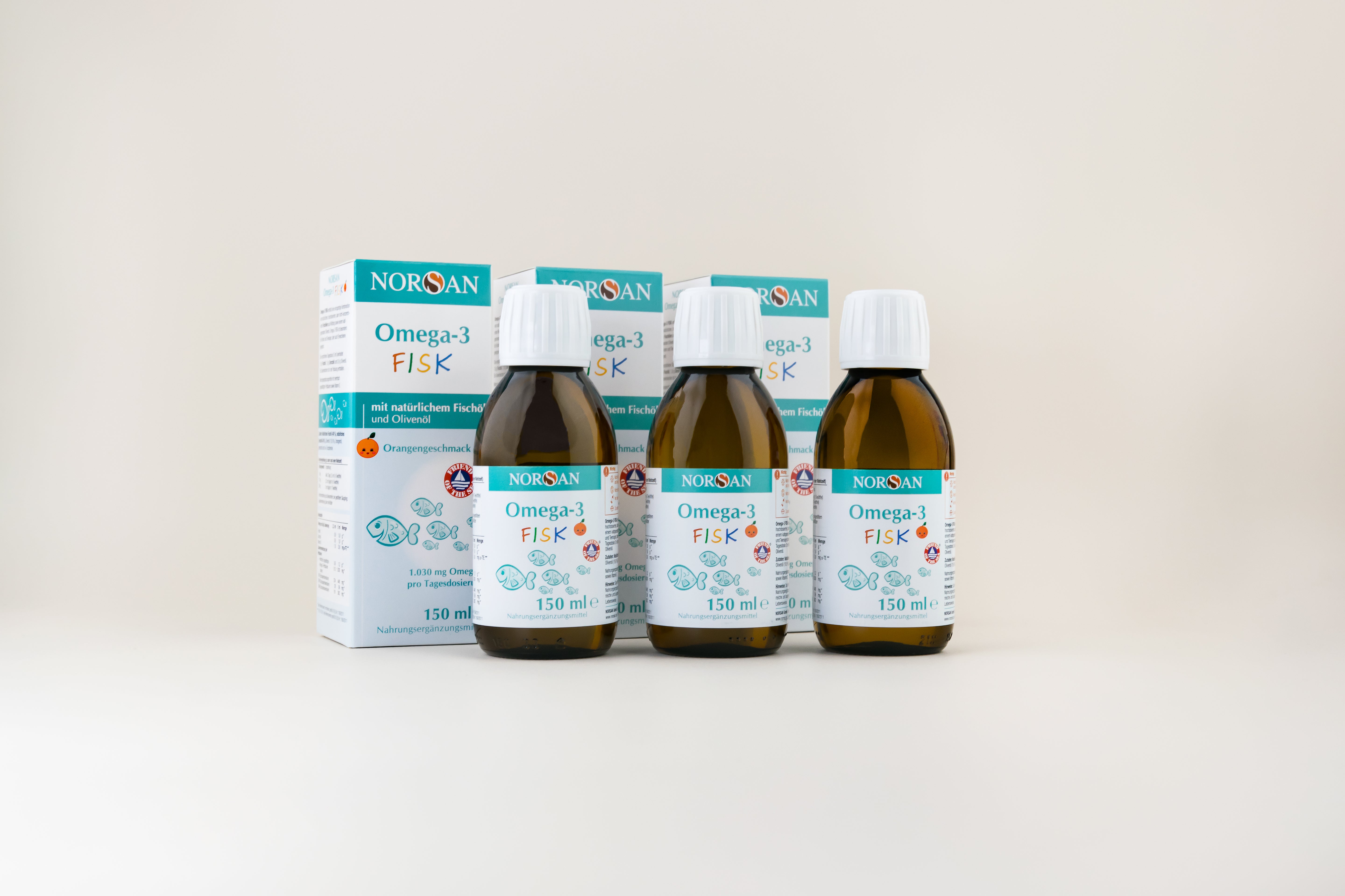 3 x Omega 3 FISK ulei -pachet promotional