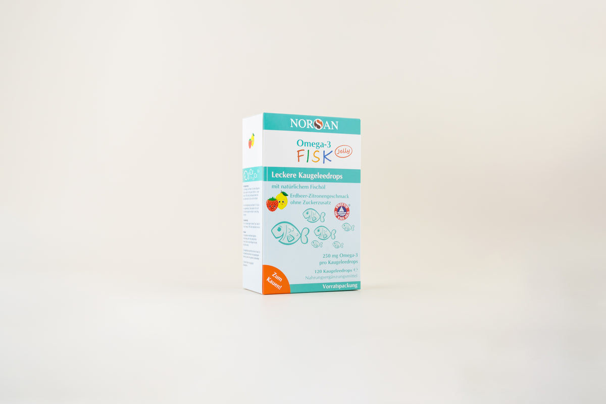 NORSAN Omega 3 FISK Jeleuri , Family Box cu 120 Jellies
