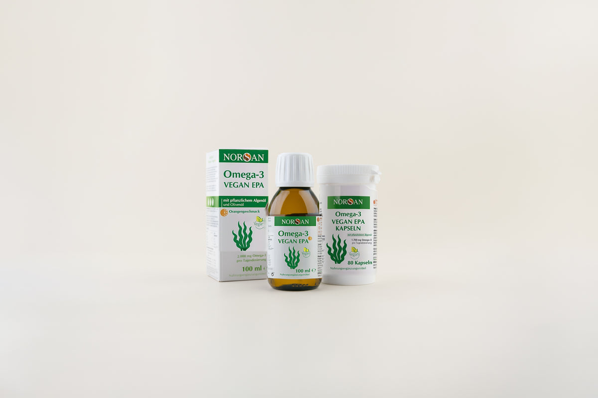 Omega 3 VEGAN EPA OIL + Omega 3 VEGAN EPA CAPSULES