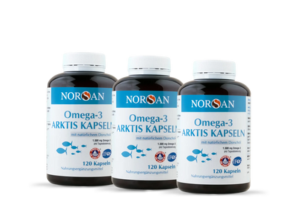 3 x Omega 3 Arktis Capsule – pachet promoțional