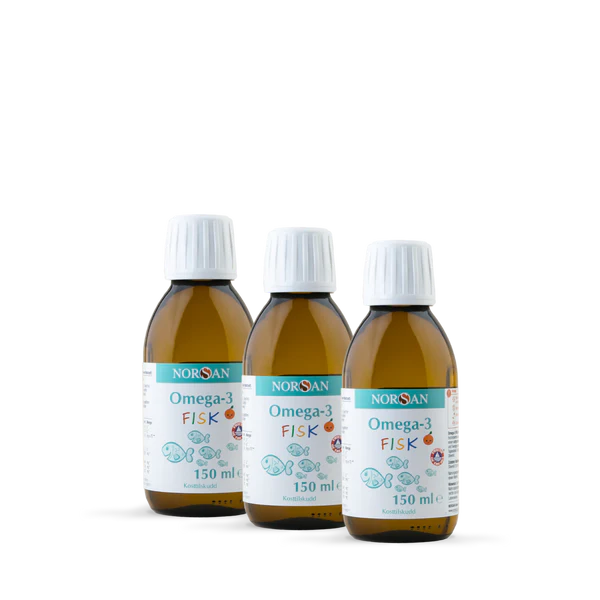 3 x Ulei Omega 3 FISK - pachet promoțional