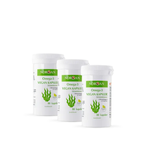 3 x capsulă Omega 3 Vegan - pachet promoțional