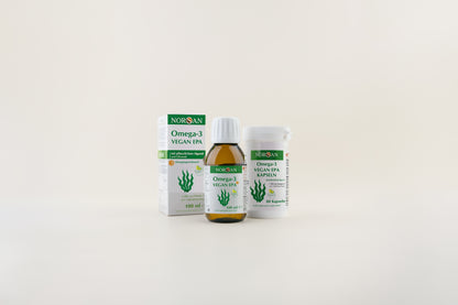 Omega 3 VEGAN EPA OIL + Omega 3 VEGAN EPA CAPSULES