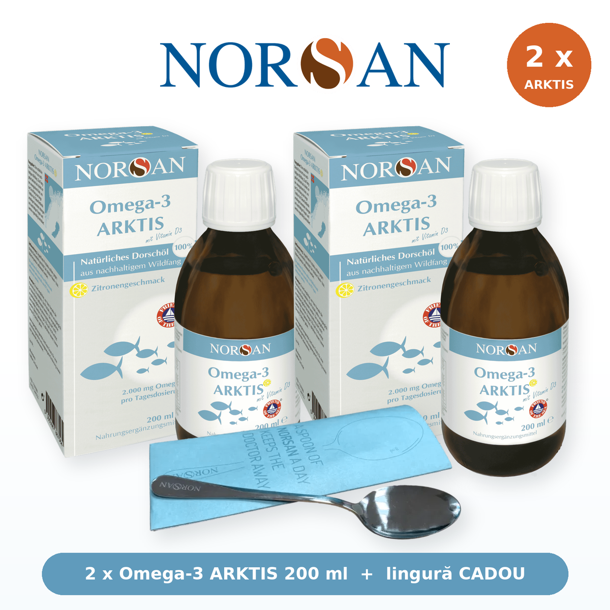 Pachet Toamna/ 2 x Arktis  Oil+Lingura 10 ml