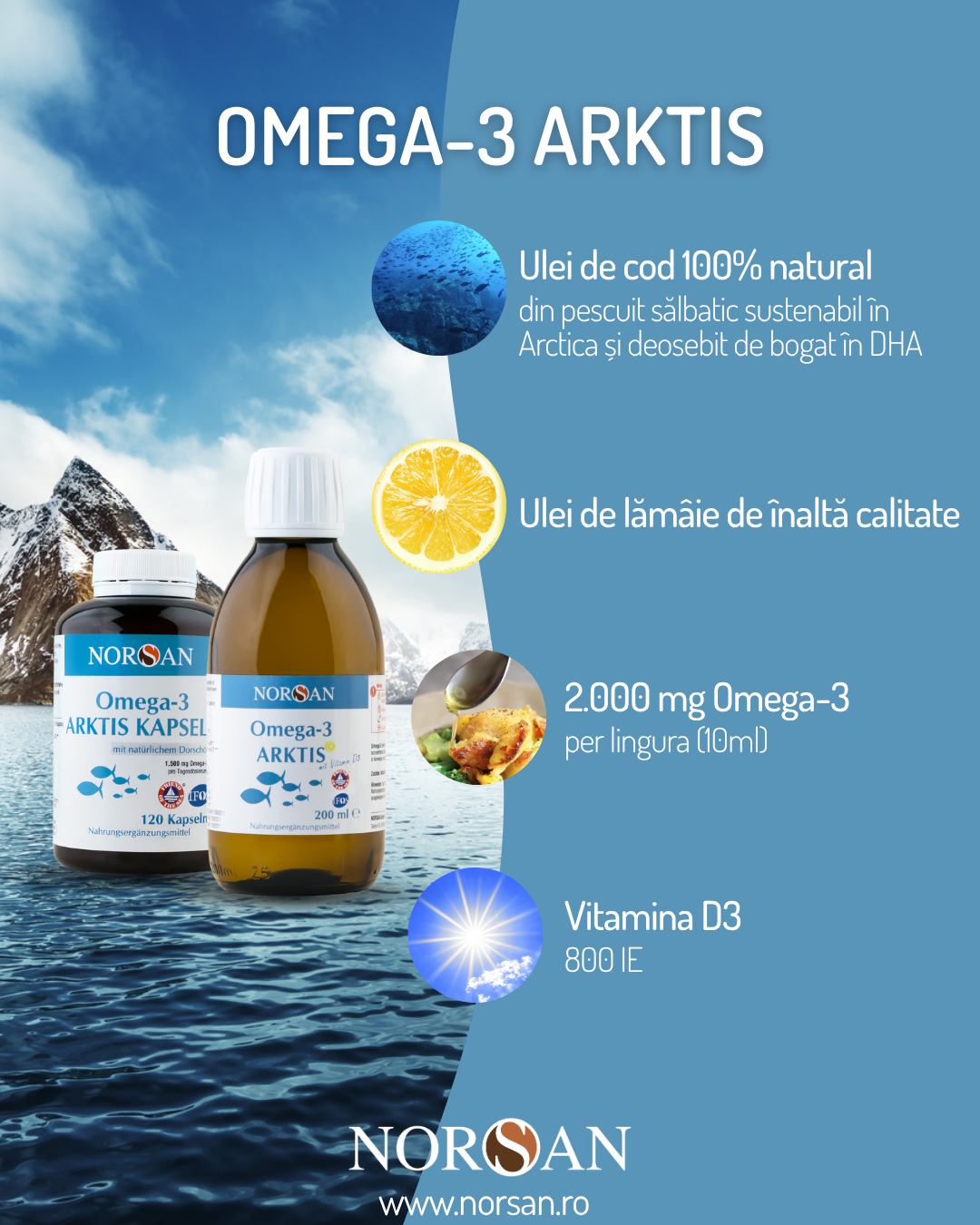 NORSAN Omega 3 Arktis Capsule