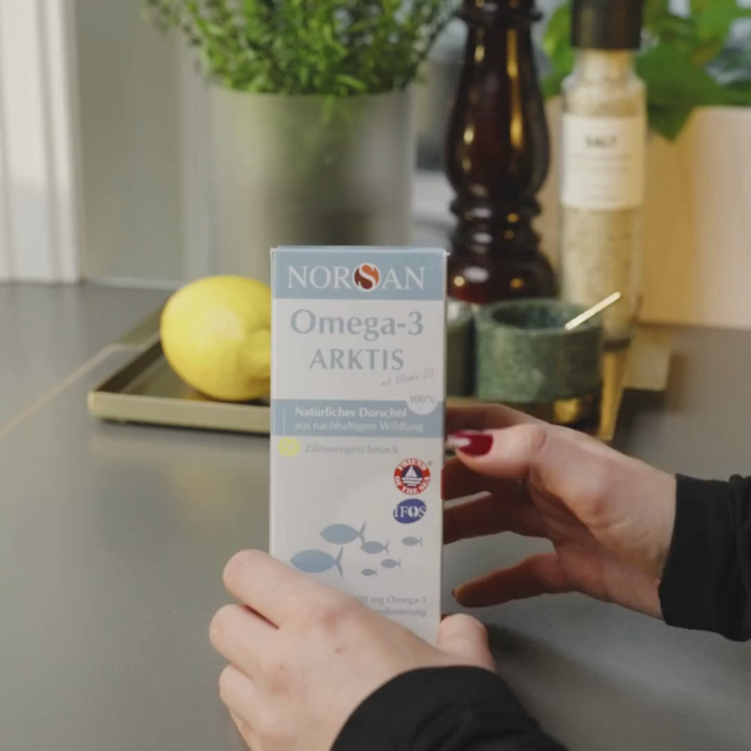 Încărcați videoclipul: NORSAN Omega 3 Arctic Ulei