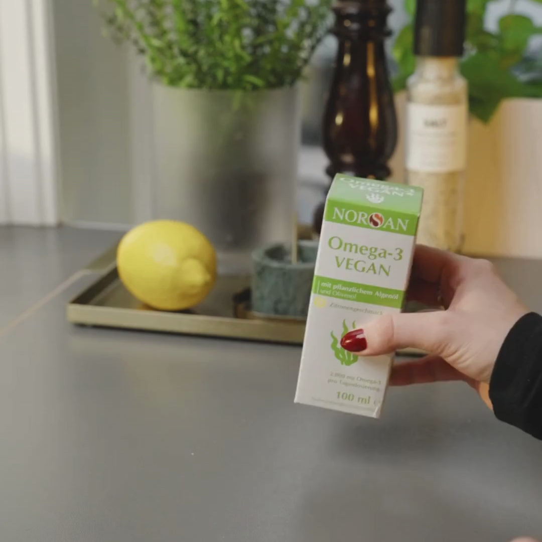 Încărcați videoclipul: NORSAN Omega 3 Vegan Ulei