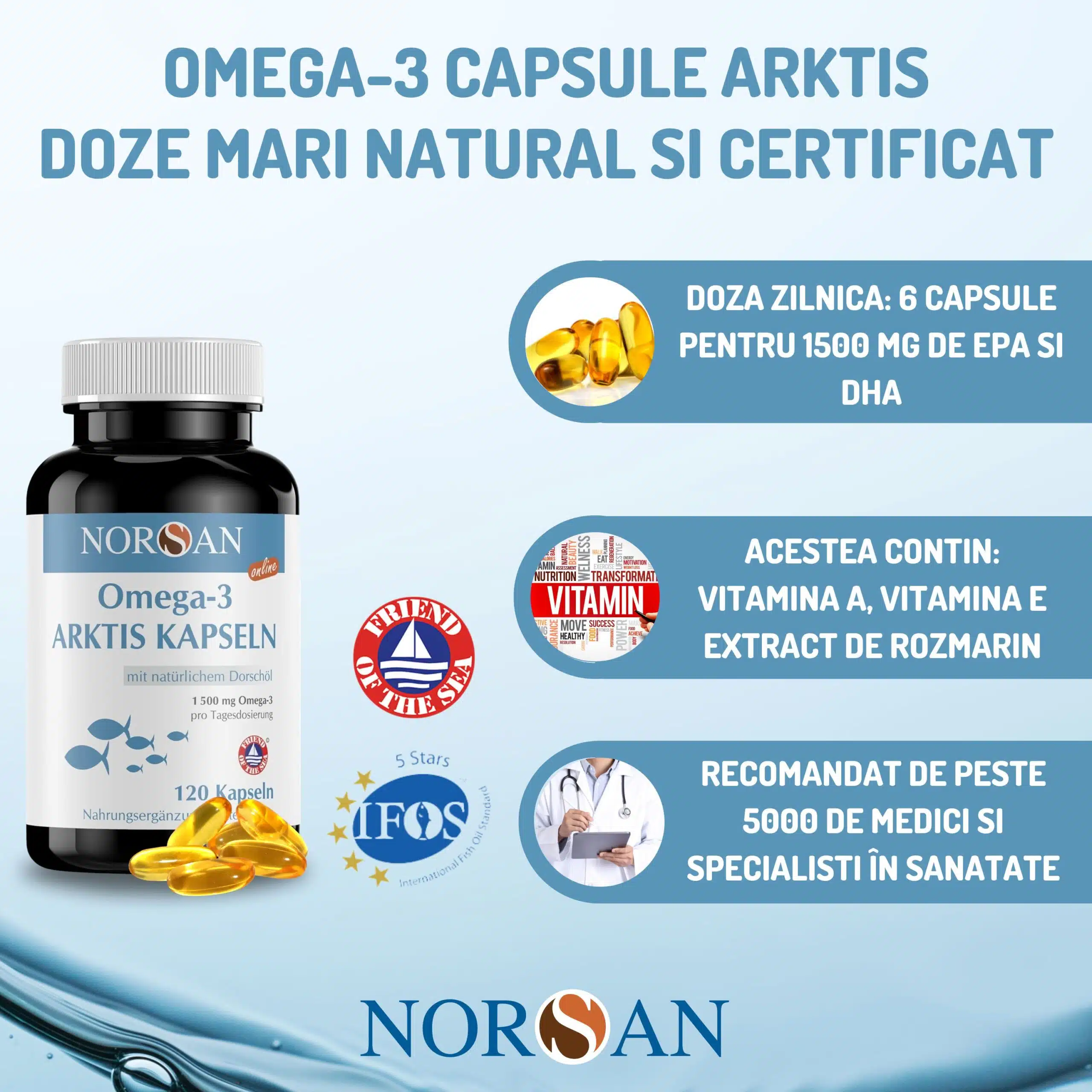 Omega 3 Arktis Capsule - imagine 7