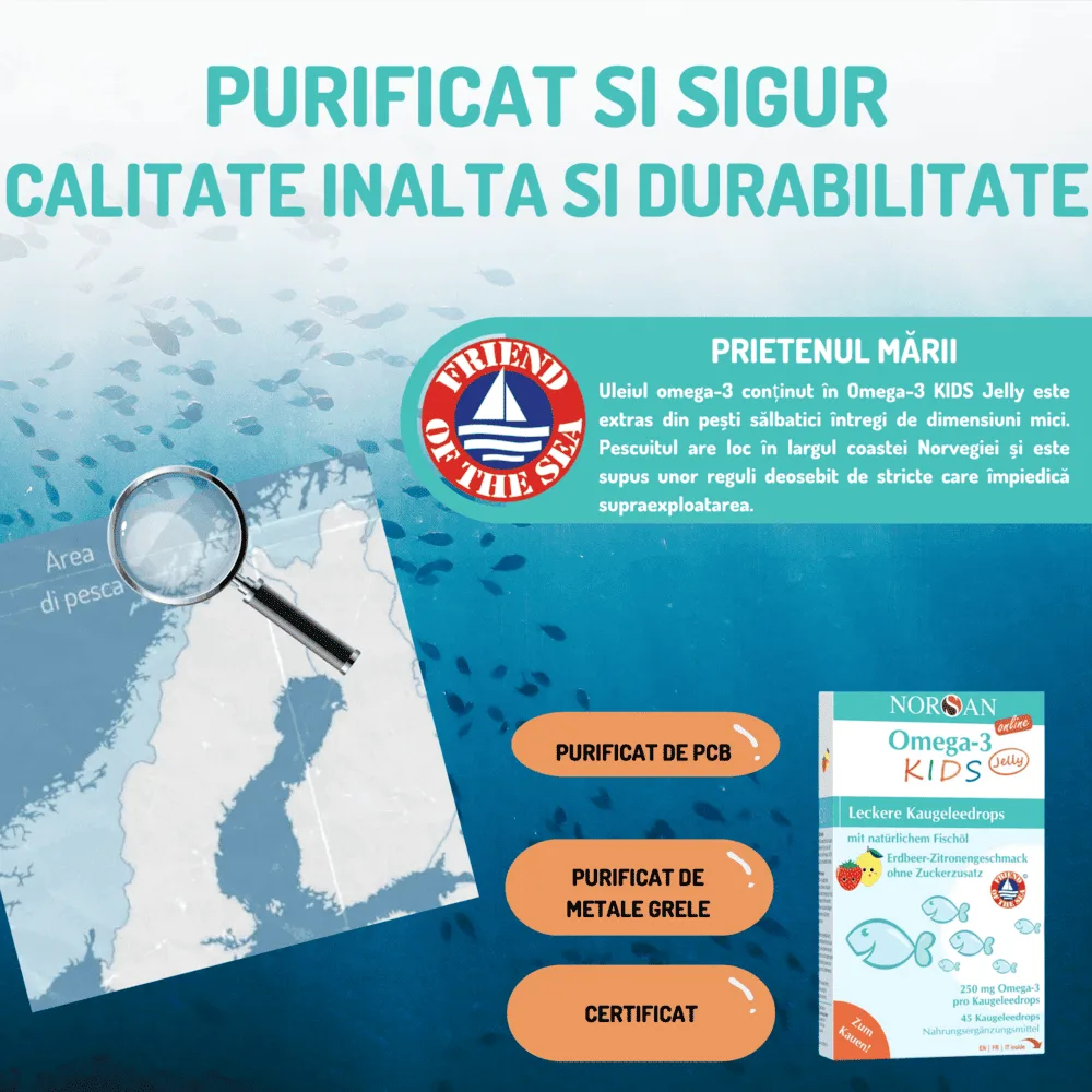 Omega 3 FISK Jeleuri - imagine 2